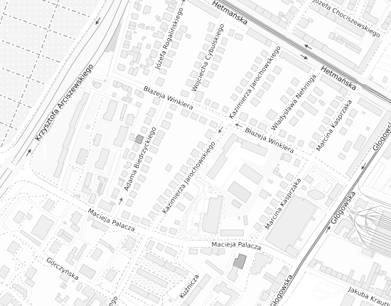 Mapa z adresem organizacji