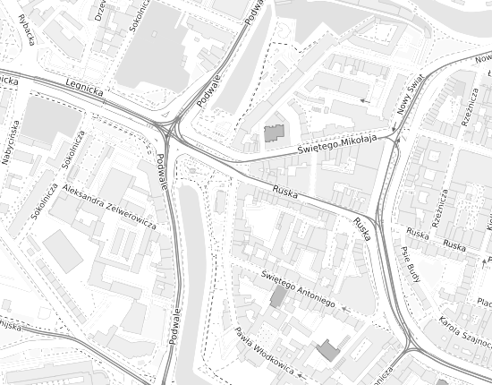 Mapa z adresem organizacji
