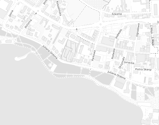 Mapa z adresem organizacji