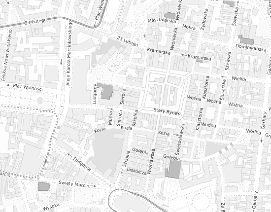 Mapa z adresem organizacji