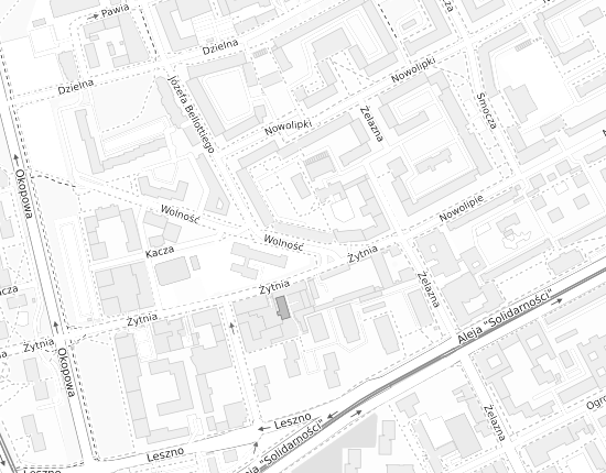 Mapa z adresem organizacji