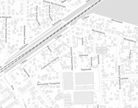 Mapa z adresem organizacji