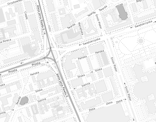 Mapa z adresem organizacji