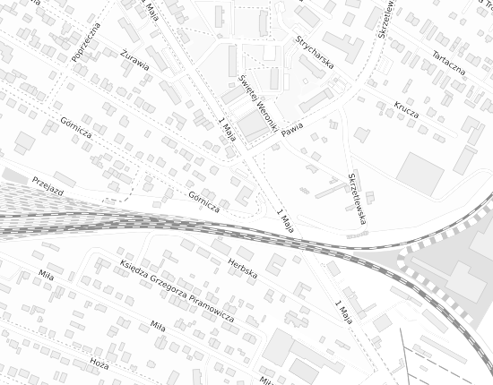 Mapa z adresem organizacji