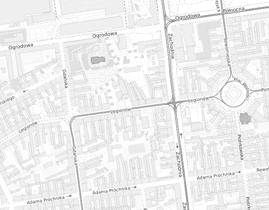 Mapa z adresem organizacji