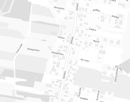 Mapa z adresem organizacji