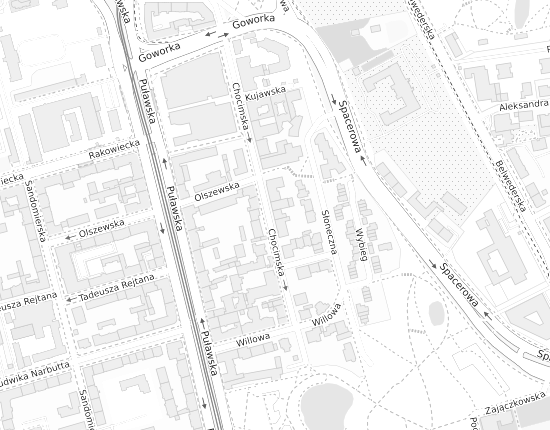 Mapa z adresem organizacji